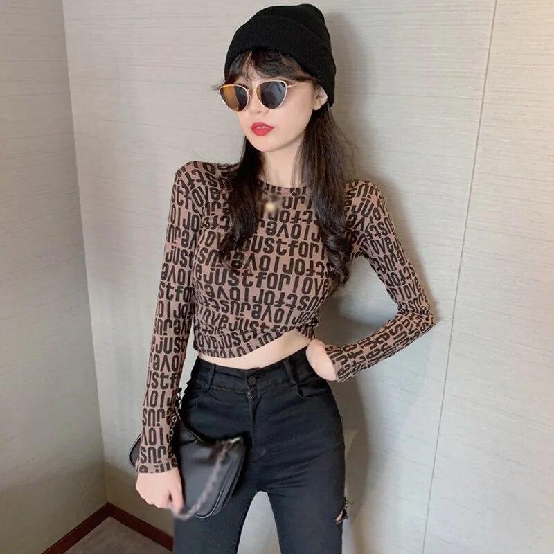 

Женские укороченные топы, повседневные укороченные рубашки с длинными рукавами, приталенные