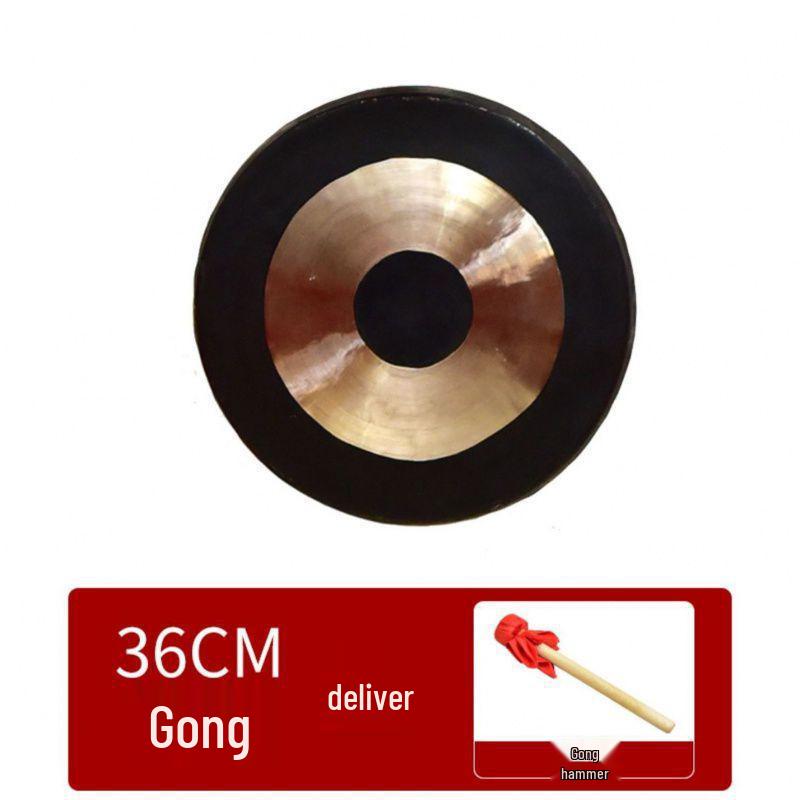 Copper Ceremony Gong with Stand, 30-80CM - Ideal for Events, Flood Control, Celebrations, and Sounding Ceremonies