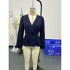 Spring And Autumn New Women Fashion Suit Jacket Elegant Slim-Fit Waist-Cinching Blouse