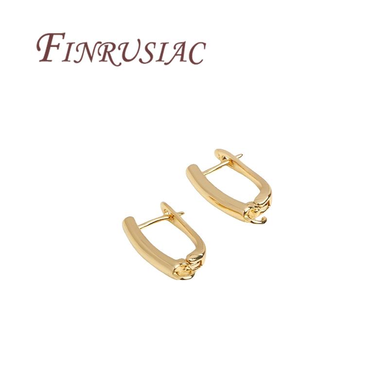 1 Pair/lot 18K Gold Plated French Earring Hooks Earwires Earrings Clasp,DIY Earrings Making Accessories