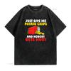 Just Give Me Potato Chips and Nobody Gets Hurt T Shir Vintage Washed Fashion Slightly Graphic Comfortable Versatile Homme