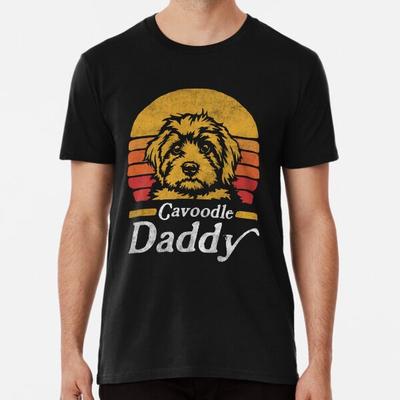 Retro Vintage Cavoodle Papa S bis 5XL Hergestellt in AU/USA T-Shirt