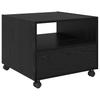 Coffee Table Black Oak Look 55 x 55 x 45 cm Engineered Wood