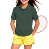 Kids Quick Dry Shirt with Collar for School Class Uniform and Everyday Wear