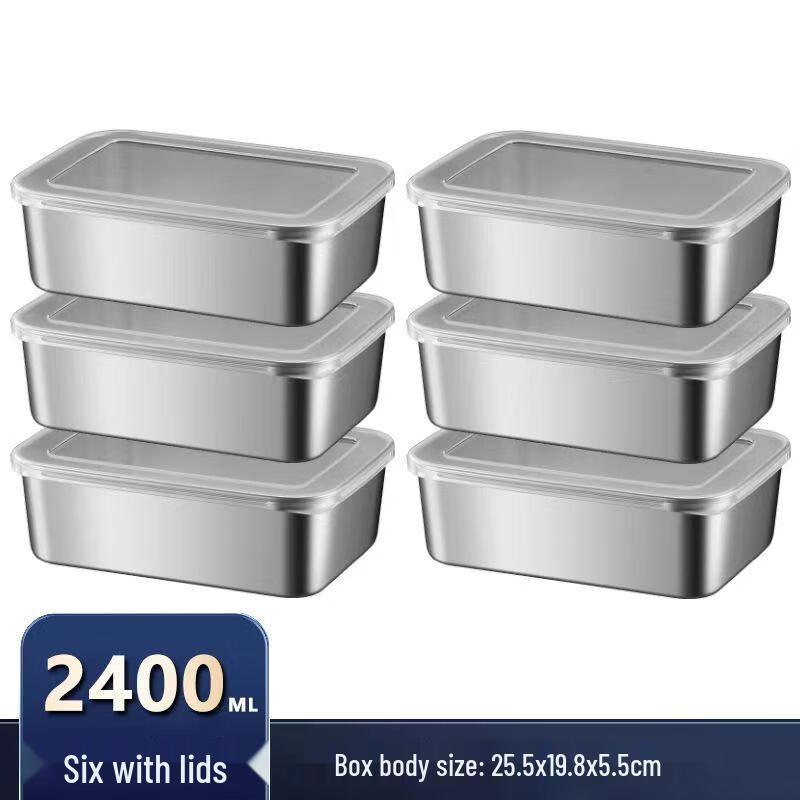 WA 410 Stainless Steel Food Storage Containers