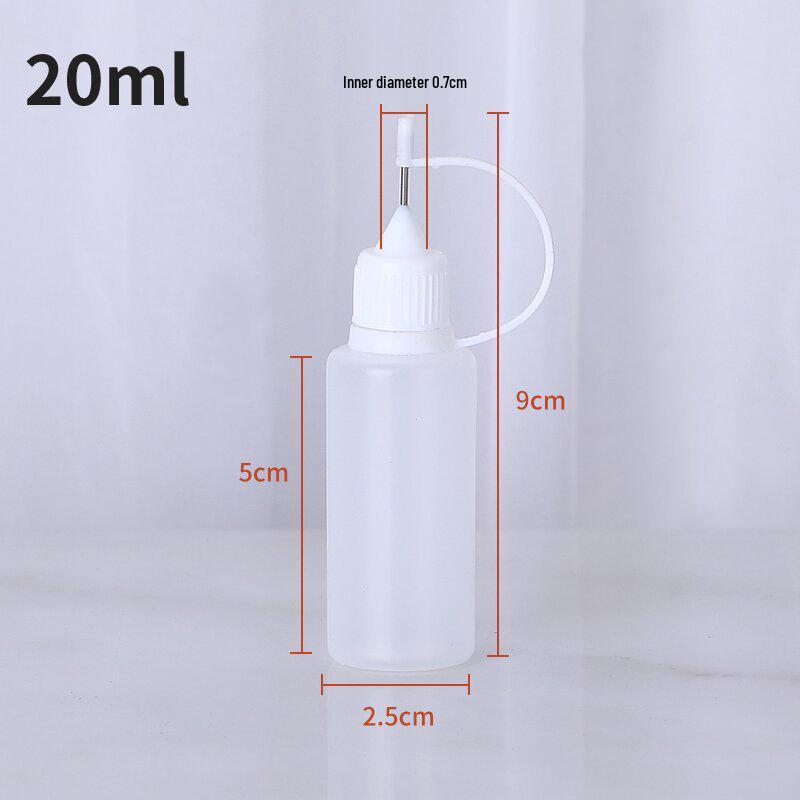 Bouteille PE à Trou d'Épingle pour Huiles Essentielles, Pigments, Colle et Encres