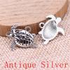 Turtle Shaped Charms Pendant For Bracelet Necklace Jewelry Making Craft Findings