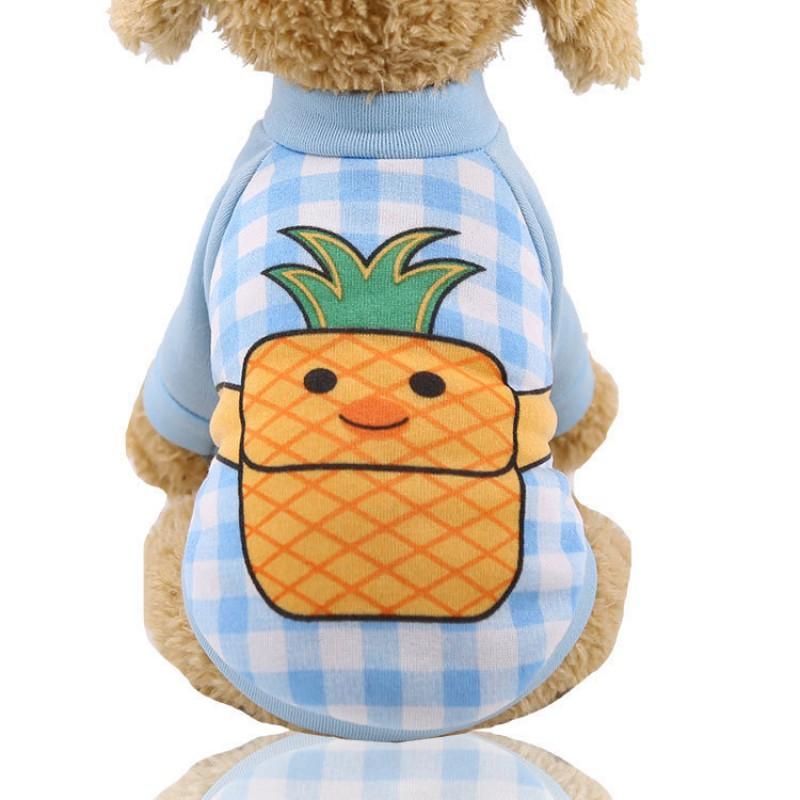 Pet Dog Hoodie Winter Warm Fleece Sweatshirt Teddy Corgi Small Medium Dogs New Festive Cartoon Design