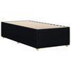 Bed Frame Without Mattress Black 90x190 Cm Fabric