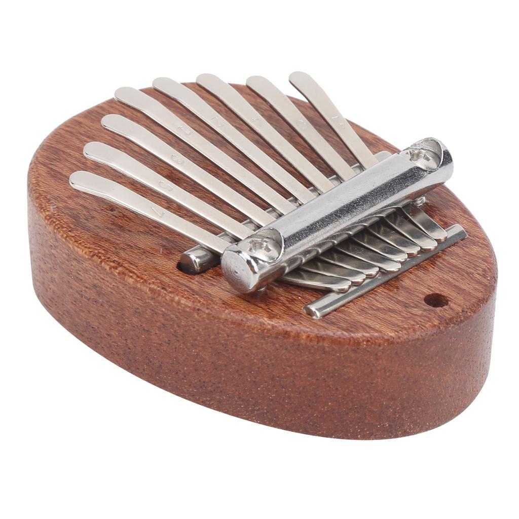 Mini Tumme Piano Söt Bärbar Finger Kalimba med 8 Tangenter för Barn Vänner på Semester
