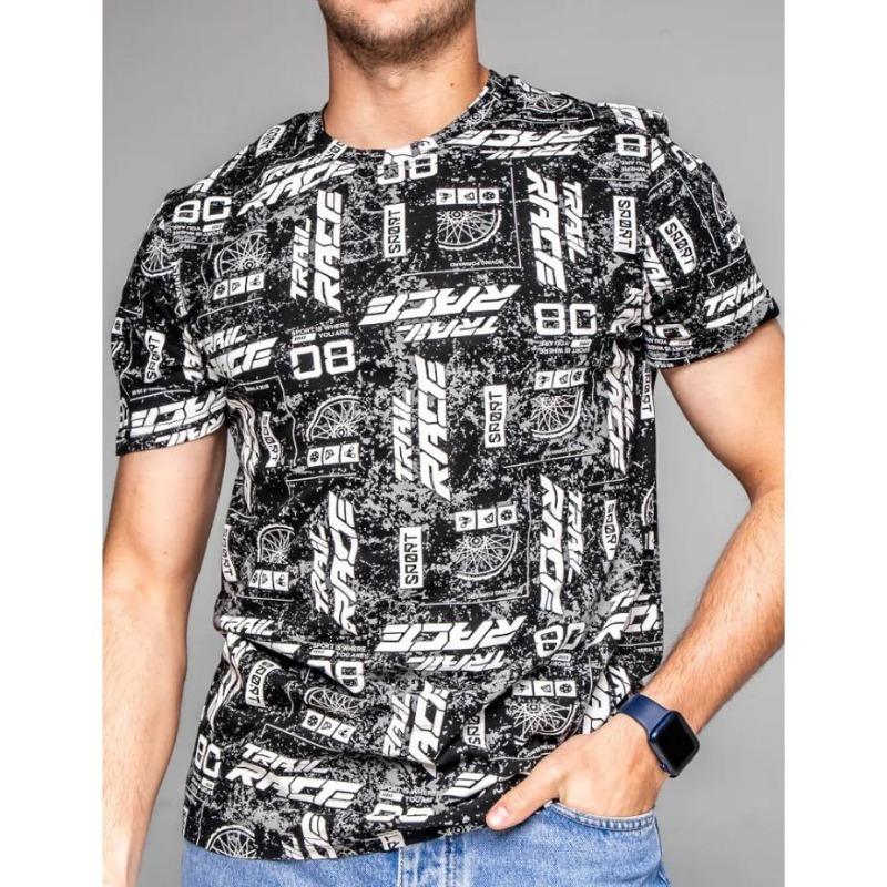 Summer Fashion Men's T-shirt Letter Pattern 3D Print Casual Loose Outdoor Boy Short Sleeve Tees Top Pullover Clothing