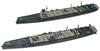HMA Imperial Japanese Navy Second Air Fleet Set Carriers Soryu and Resin Kit 1/2000 (Aircraft Hiryu)