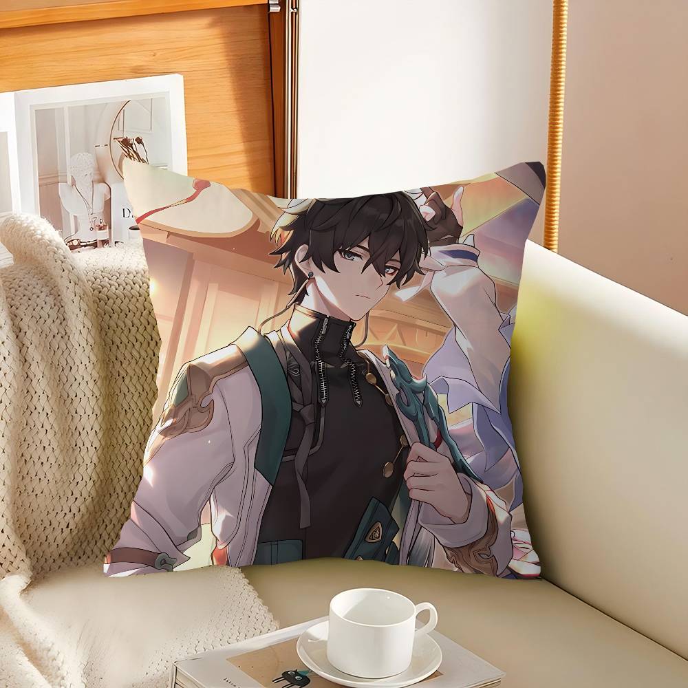 

Dan Heng Cushion Cover Pillowcase Upholstery Sofa Throw Pillow Home Decor Pillowcas 12x12Inch