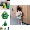 Adorable Dinosaur Backpack For Kids Durable Oxford Cloth Cute Design For Preschoolers