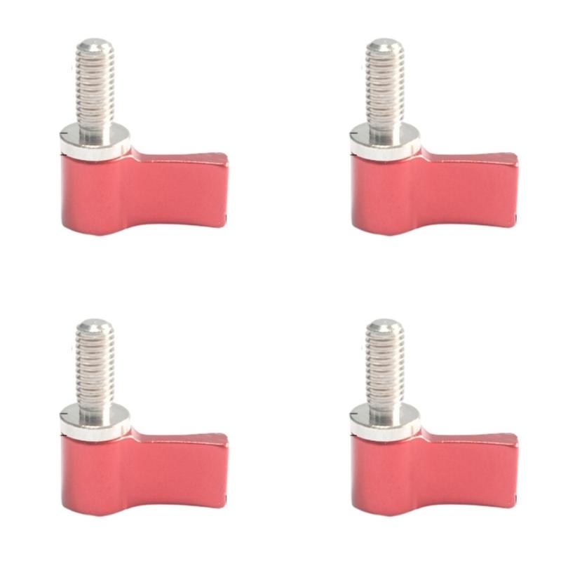 4Pcs/set Adjustable Aluminum L Shaped Mini Handle Screw for Camera Tripods Outdoor Gear