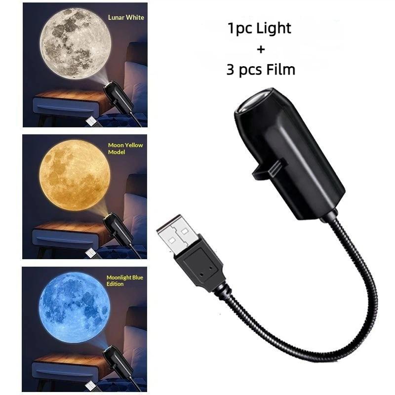 Lâmpada de Projeção Planeta com Plug USB 5V Decoração de Teto Interno Luz de Atmosfera Lâmpada Céu Estrelado Luz Noturna Projetor Galáxia