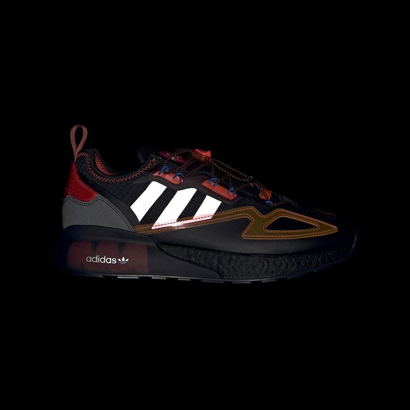 adidas originals ZX 2K Boost 'Black Red Orange' Men's GY1209