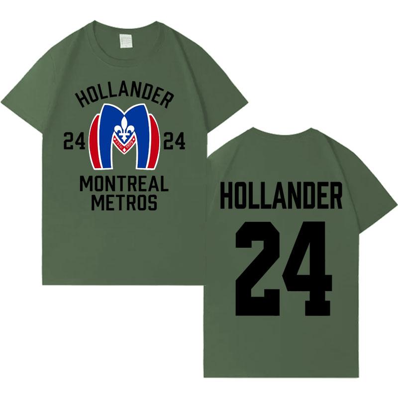 Heated Rivalry Shane Hollander 24 Montreal Metros Trendy Tee Shirt Mens Womens Gothic Oversized Cotton Casual Graphics Tshirts