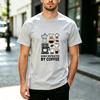 Funny Coffee Lover Graphic T Shirt Easily Distracted By Coffee Tee Unisex Unisex Casual Cotton Short Sleeve Top Streetwear