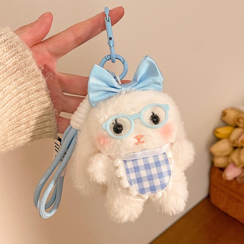 Entzückender Plüschtier Schlüsselanhänger Taschenanhänger