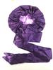 Double Layer Satin Bonnet Hair Wraps Long Band Custom Designer Bonnets Adjustable Elastic Bonnet