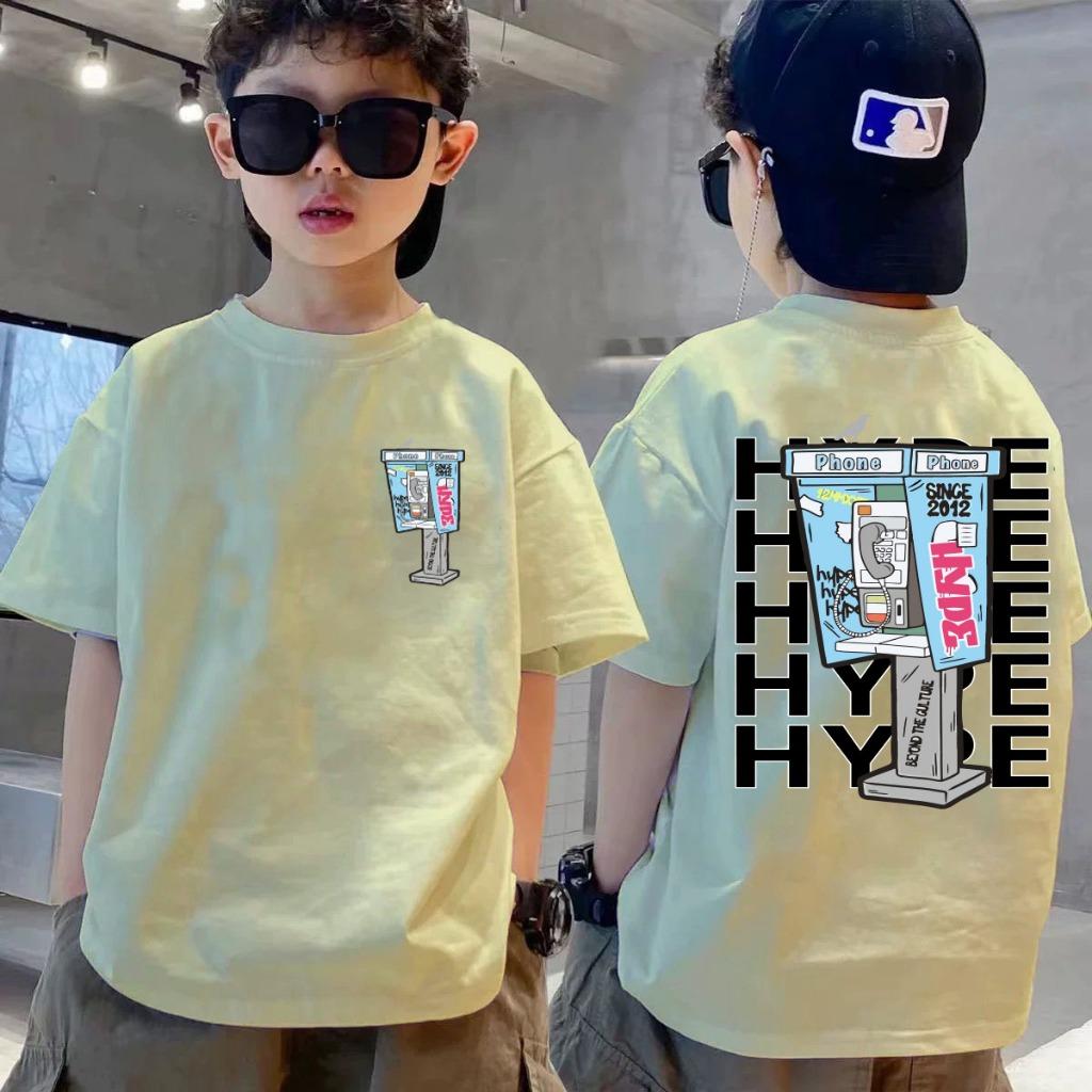 Round Neck T-shirt for Children, Fashionable, Casual and Versatile