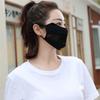Mesh Ice Silk Face Scarf Elastic Solid Color UV Protection Anti-uv Face Cover Face Mask  Scarves Sunscreen Veil Fishing