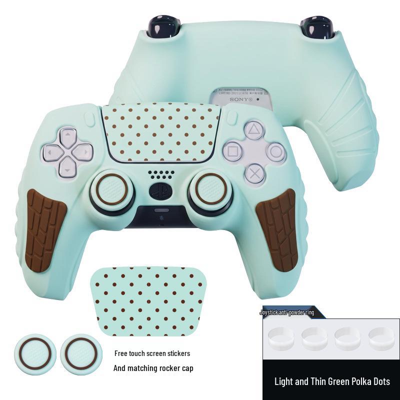 Copertura Protettiva in Silicone Antiscivolo e Antisudore per Controller PS5 per PlayStation 5