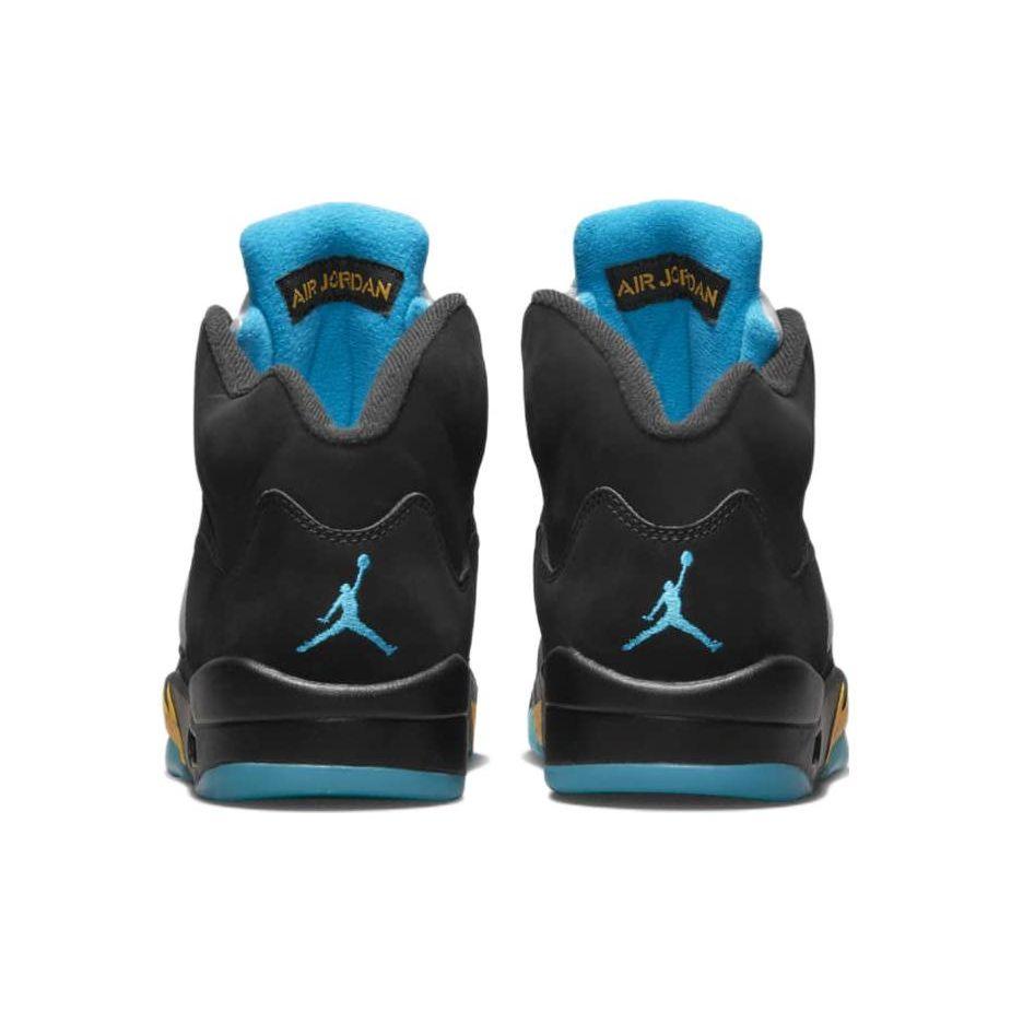 Air Jordan 5 Retro Aqua Men Sneakers Black Aquatone Taxi DD0587-047