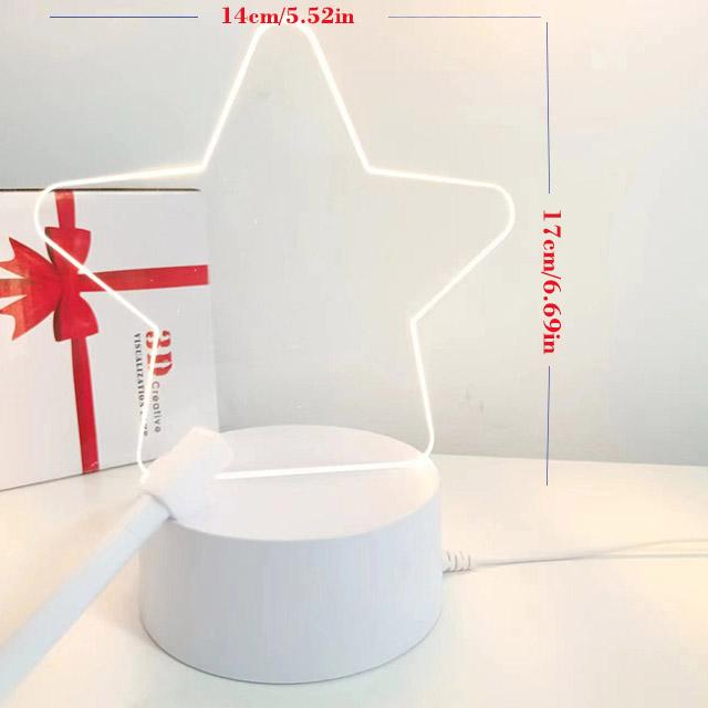 Factory Wholesale Instagram Message Board 3D Night Light Emitting Acrylic Erasable Handwriting Board Desktop Atmosphere DIY Lamp