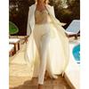 Fall New Women's Fashion Sexy Strapless Sleeveless Jumpsuit Long Pants One Piece Dropshipping