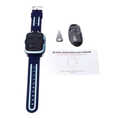 Kinder Smartwatch Wasserdicht Sprachanruf Großer Bildschirm Sport Smartwatch mit Standort Blau Fremd