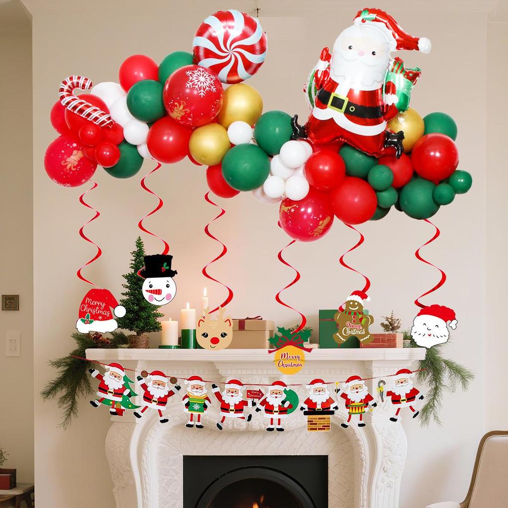 New Christmas Balloon Set - Gold Bells & Snowflake Foil Balloons