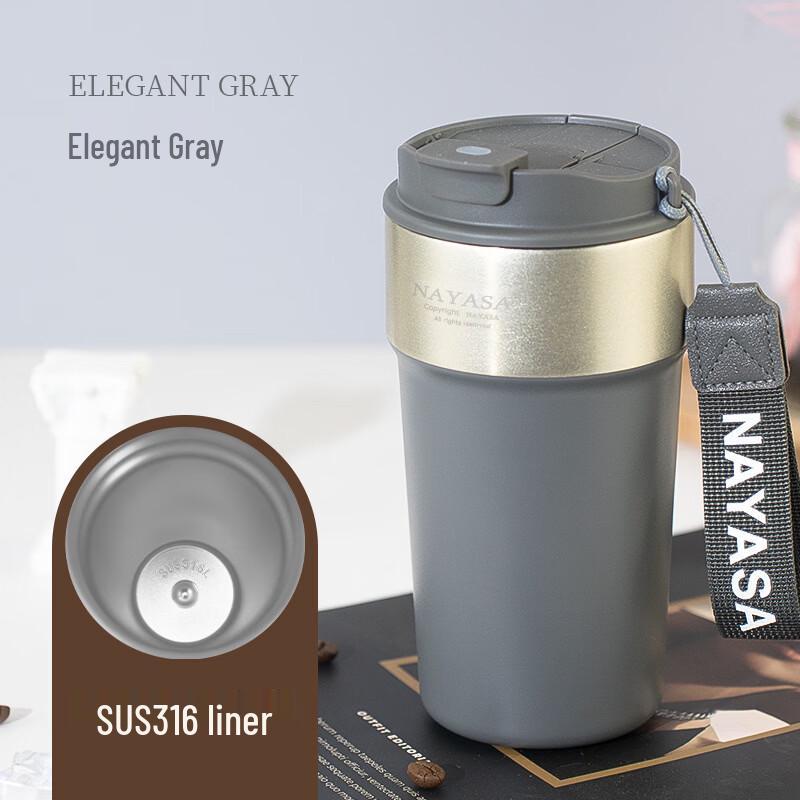 OLOEY 316L Stainless Steel Double-Drink Insulated Tumbler