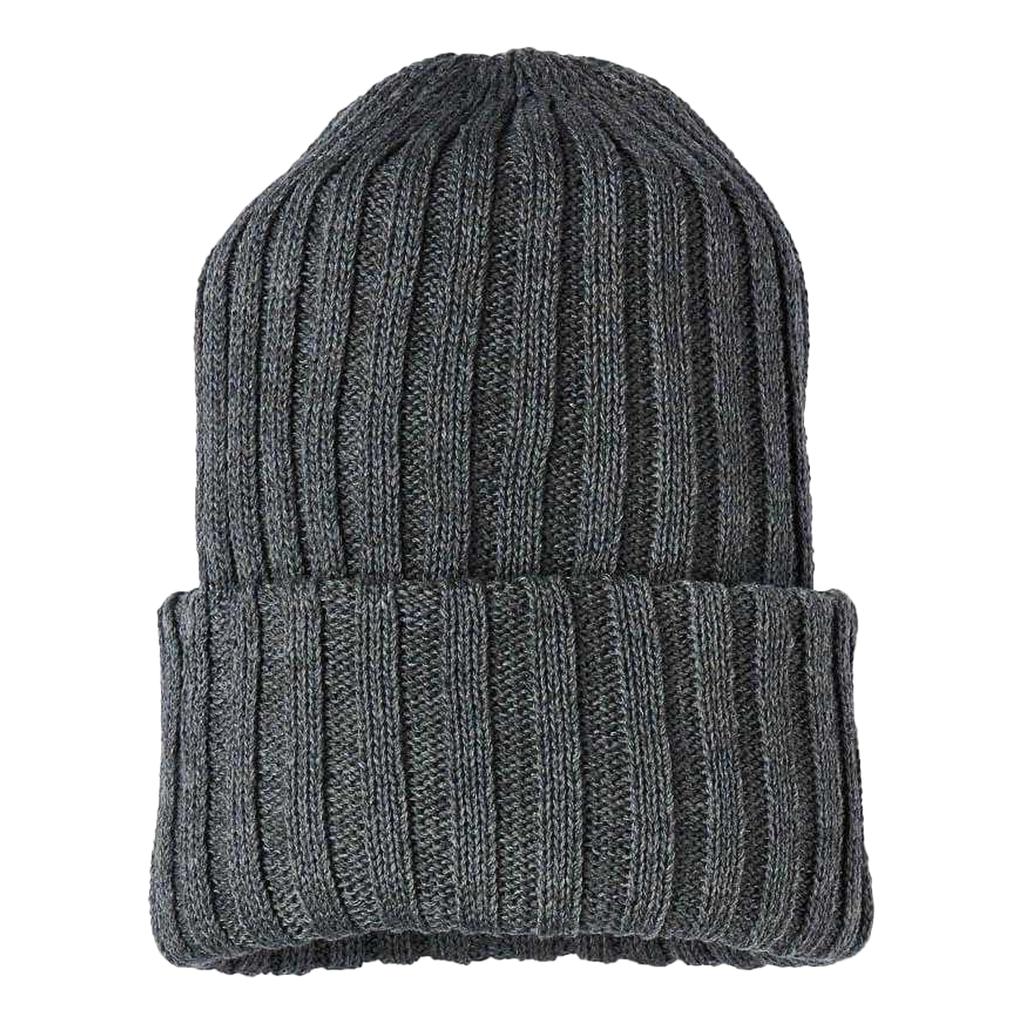 Mascot Unisex Adult Complete Knitted Turned Up Cuff Beanie