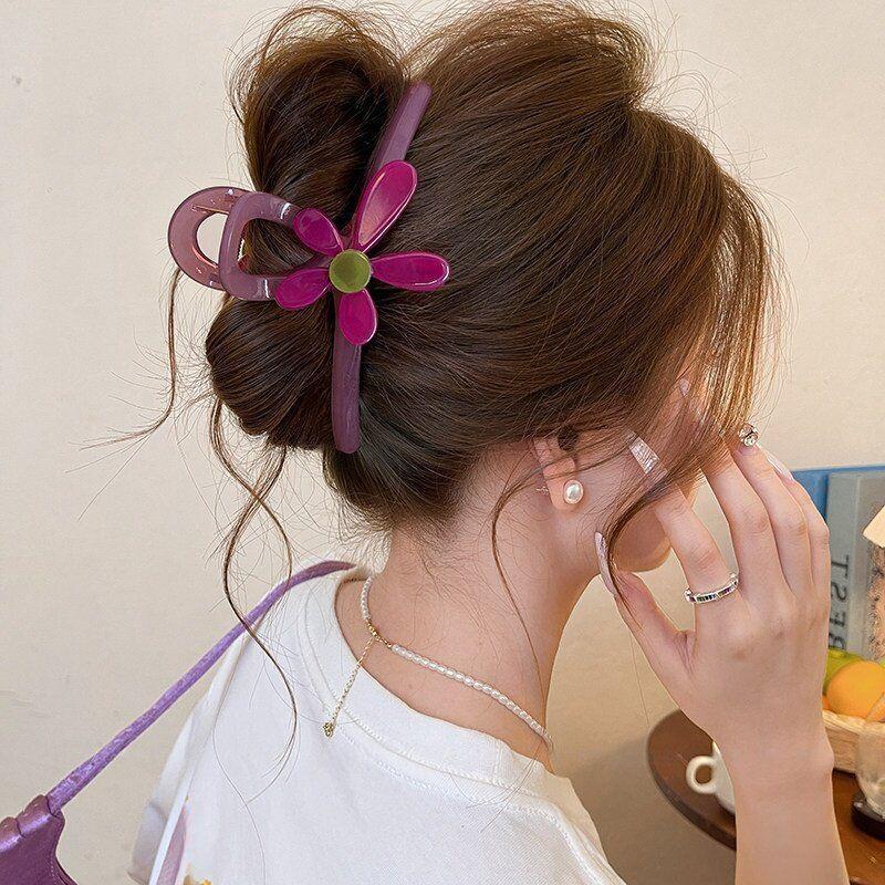 Large Flower Hair Claw Clip Non Slip for Women Thick Hair Perfect for Everyday