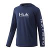 HUK fishing suit summer long-sleeved hooded fishing shirt light and thin sunscreen ice silk Luya fishing suit breathable