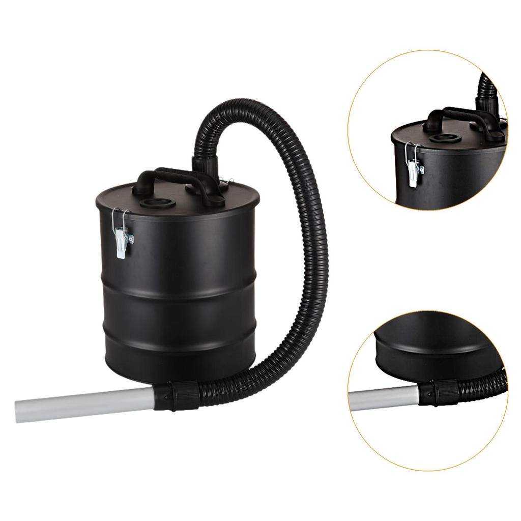 Barrel-type Dust Collector Bucket, Easy to Install, Vacuum Cleaner Ash Container, for Barbecue