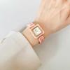 Fashion Gedi Top Brand Watches Woman Square Gold Watch Fashion Quartz Exquisite Niche Ladies Luxury High Quality Women Gifts