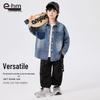 Little Elephant Ham Boys' Denim Long-Sleeve Shirt