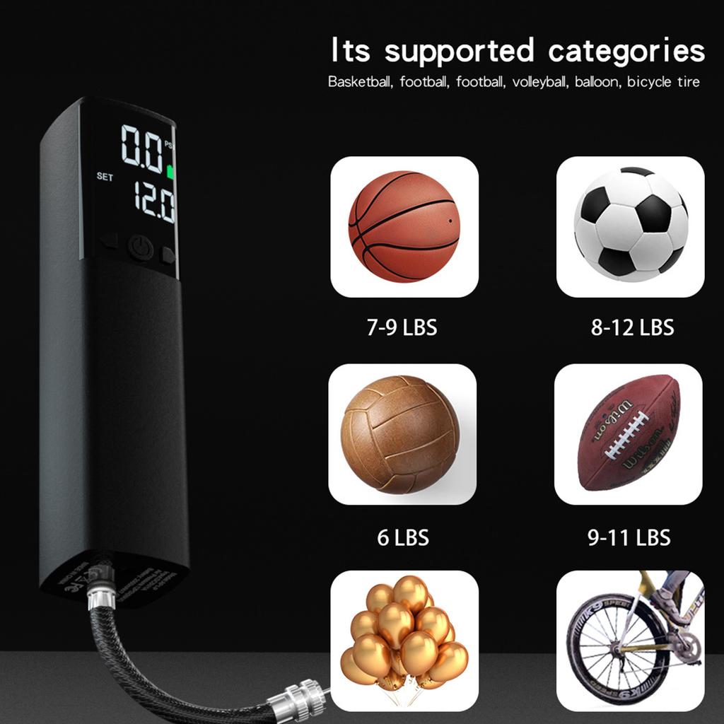 Portable Car Air Pump Air Pump Smart Wireless Basketball Inflator