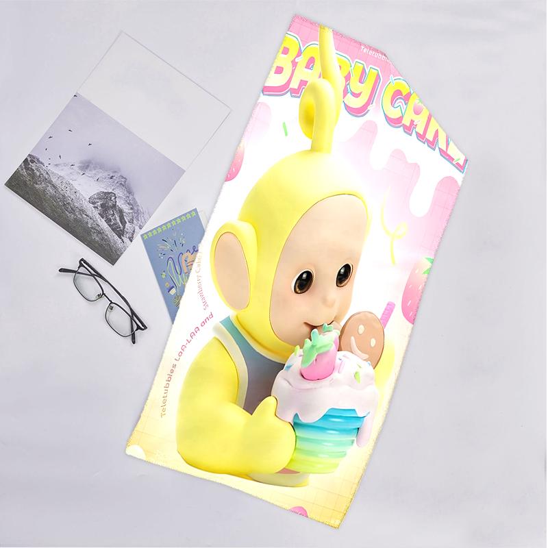 Teletubbies Fashion Beach Towel: Ideal for Summer Adventures Soft, absorbent and quick drying suitable for swimming and bathing