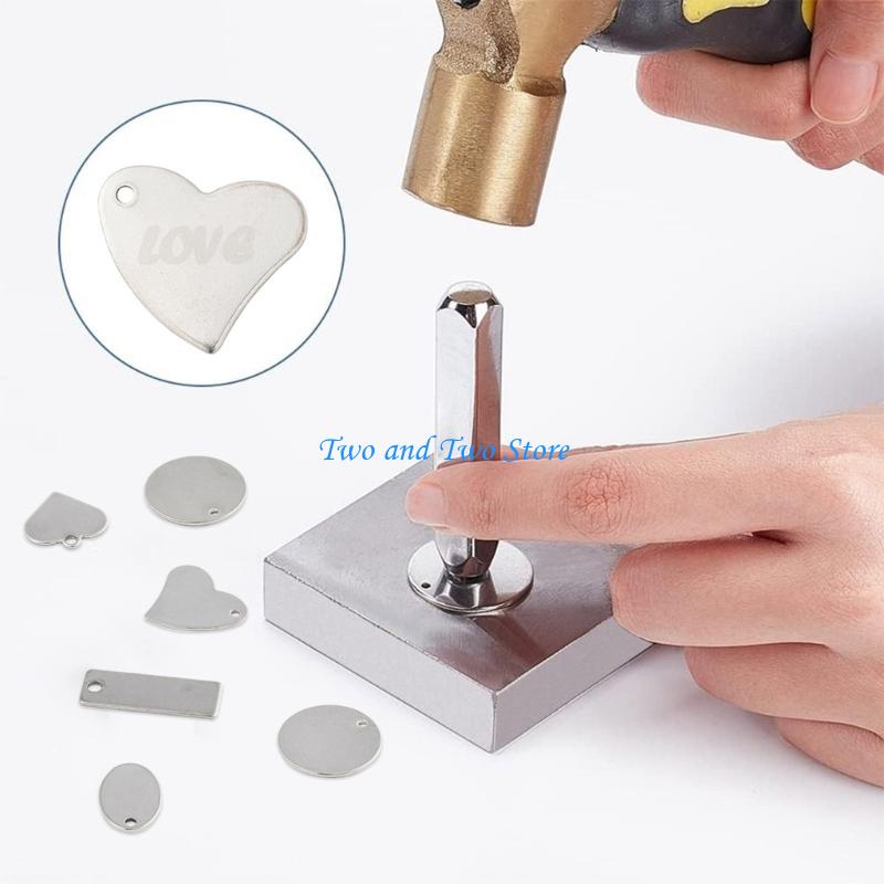 HX6F Stainless Steel Jewelry Pendant Charms In Multiple Shapes For Necklace Crafting