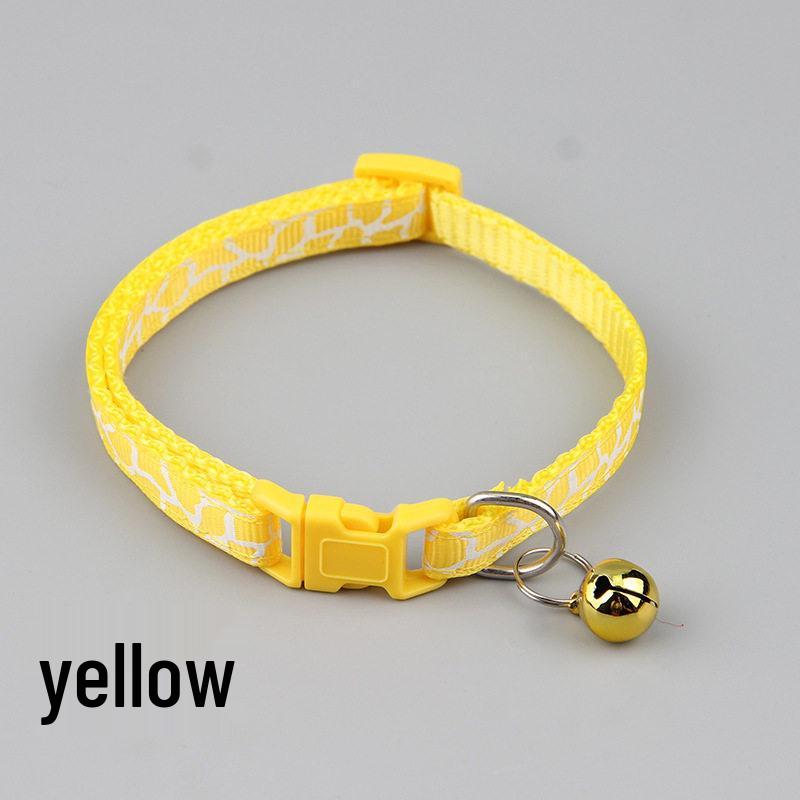 Adjustable Mesh Cat & Dog Collar with Bell