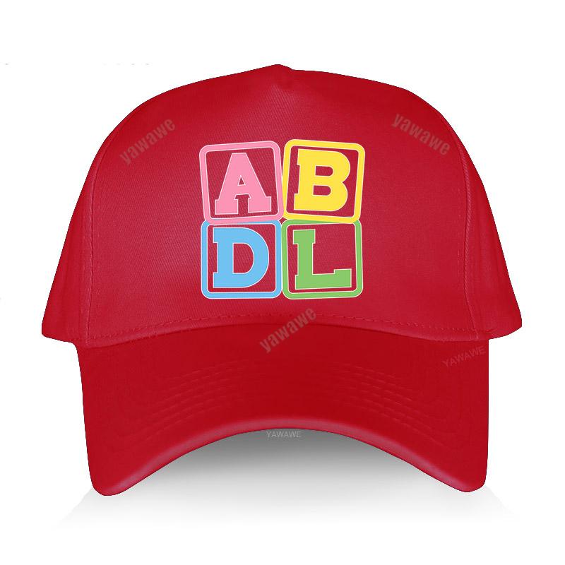 Cappello da sole estivo a tinta unita Carino Blocchi di lettere ABDL Pride Harajuku Divertente berretto da baseball Moda marca yawawe Cappello da pesca Hip Hop
