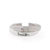Paul Smith Double Ring Motif Open Ring Japanese Craftsmanship Men's Fashion Jewelry Size 17 Made in Japan