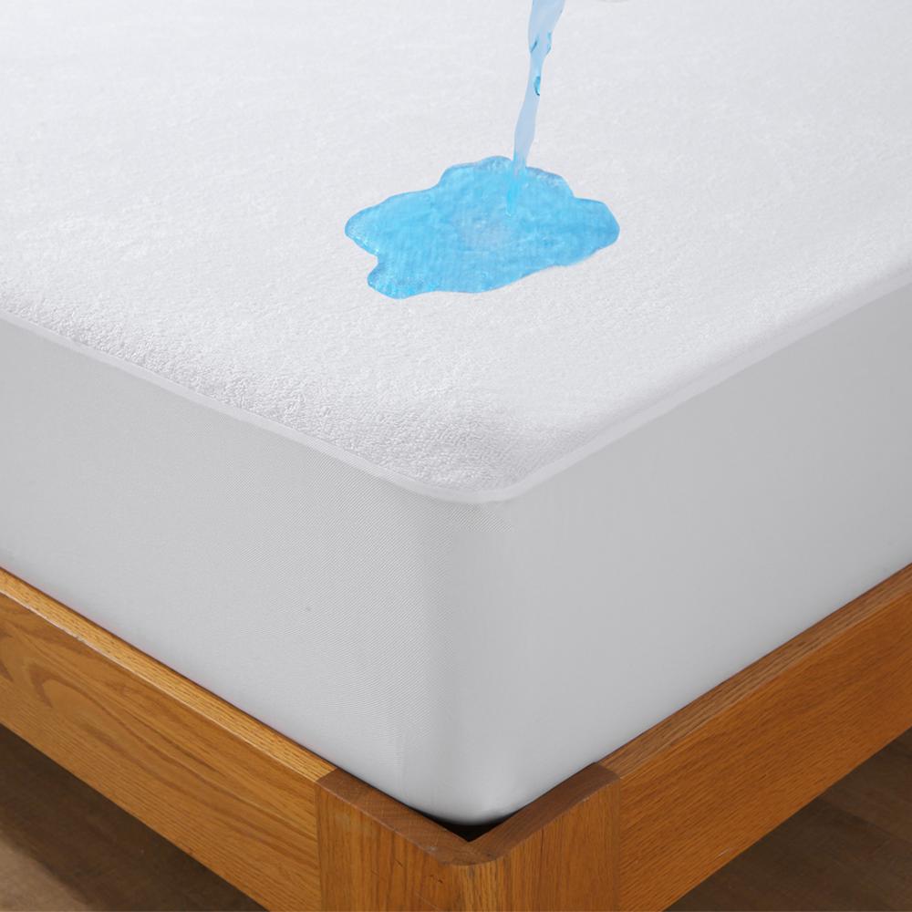 Zacht Badstof Waterdicht Hoeslaken Ademend Gebreid Matrashoes Met Diepe Rand 90x200x30cm