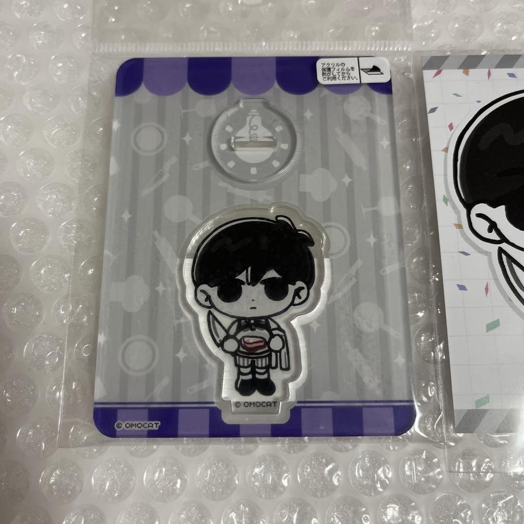 [USED] OMORI Cafe Acrylic Stand Postcard Weight