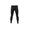 Li Ning Brand Logo High Waist Slim Fit Long Fitness Pants Men Pants Black AULSB45-1
