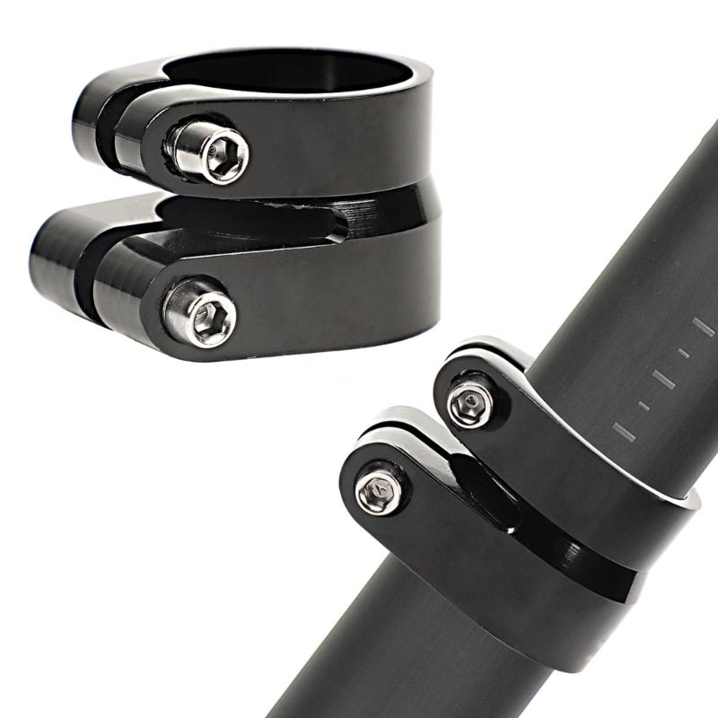 Lightweight Aluminum Alloy Holder 1.25inch/1.37inch Bike Seat Post Clamp